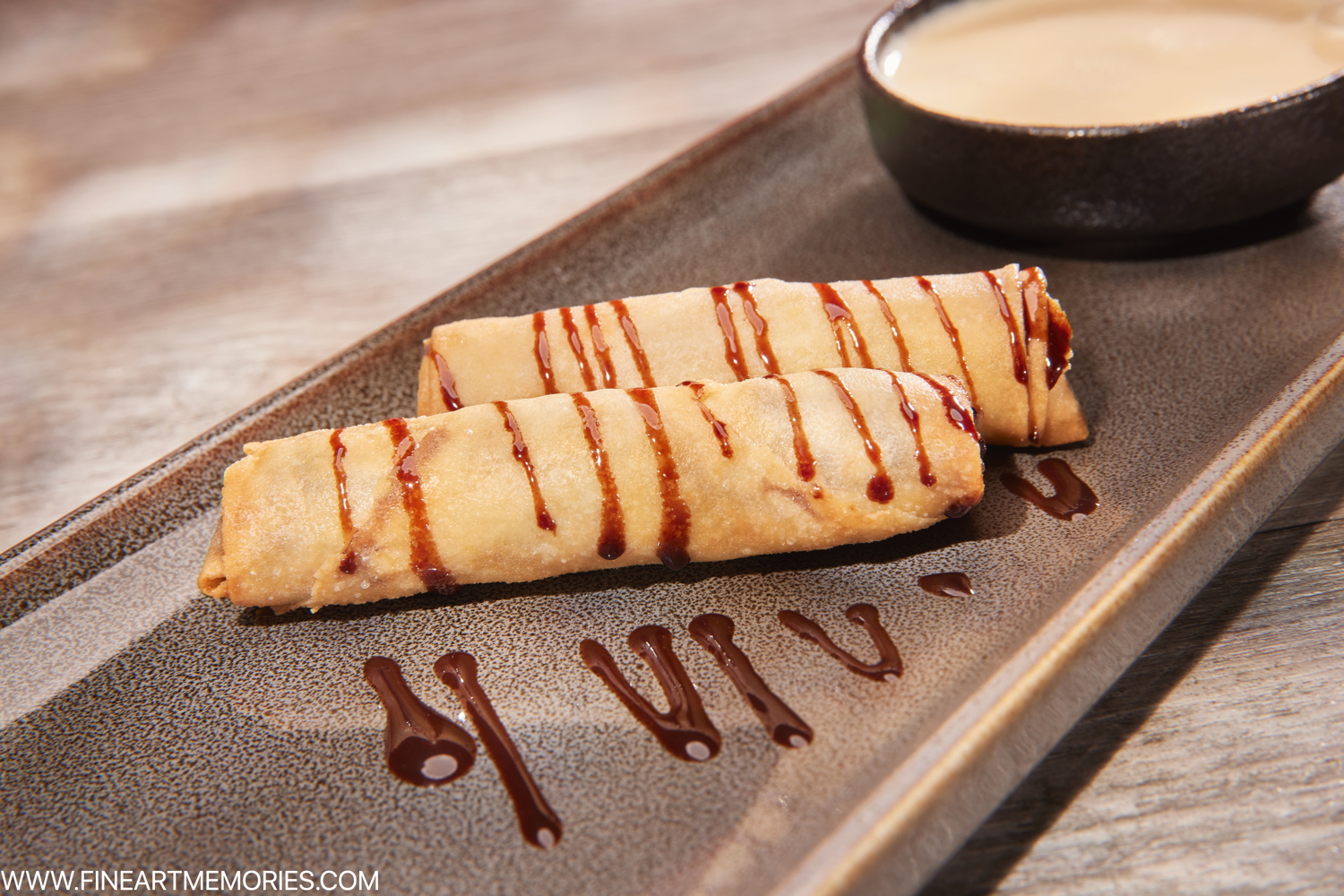 Chocolate spring rolls (2pcs)