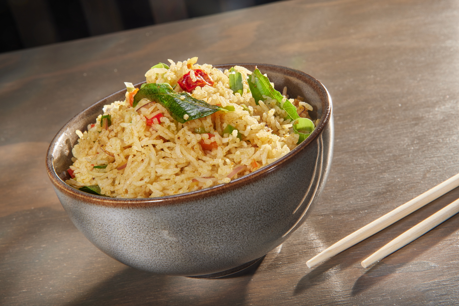 Curry leaf fried rice