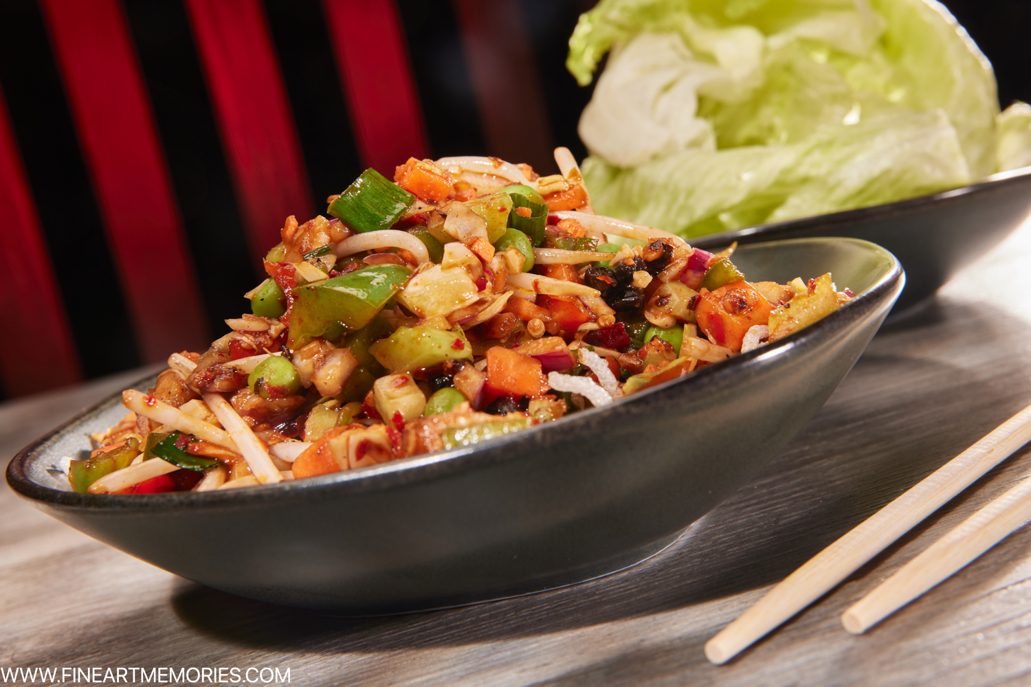 Veg lettuce cups