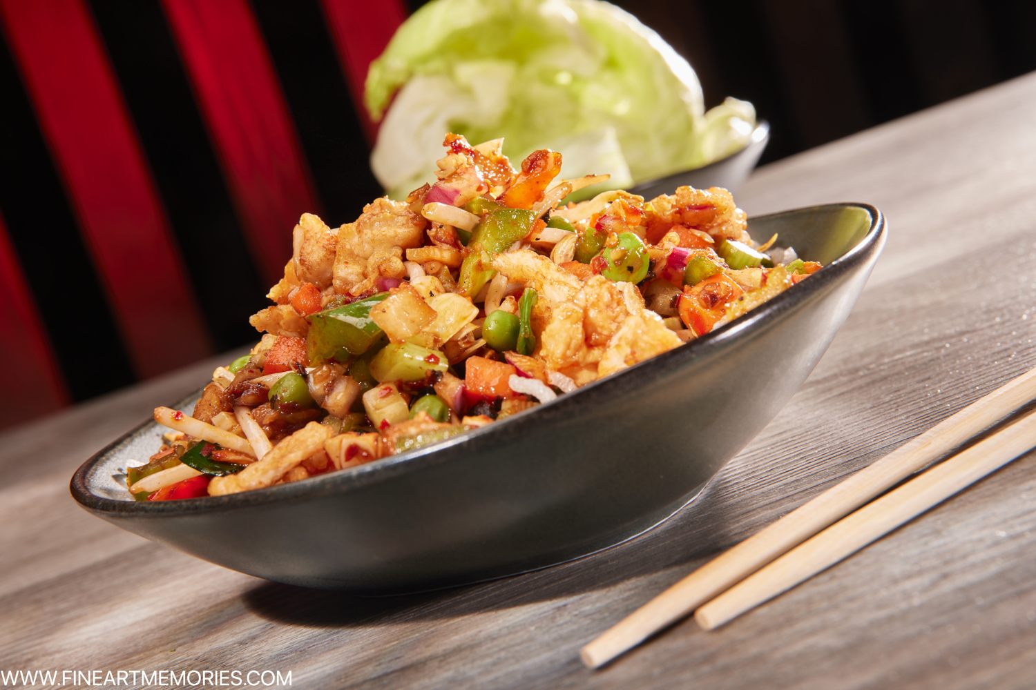 Chicken lettuce cups