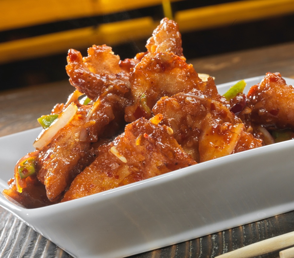 Wok fried chili fish