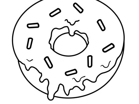 Time to make the Donuts. Coloring page of the week