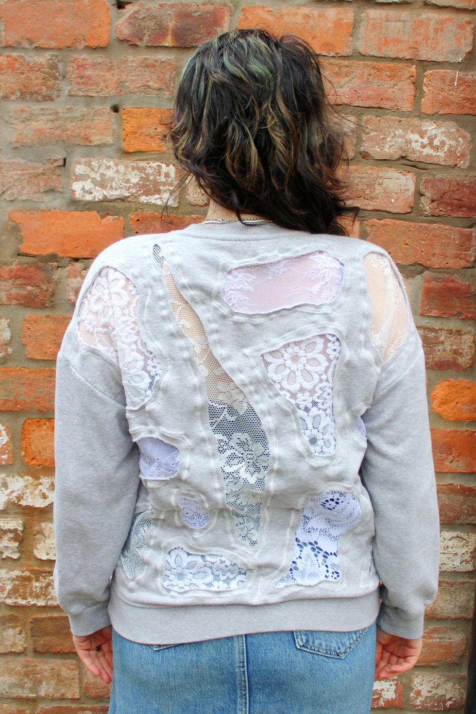 Thumbnail: Lace Patchwork Jumper