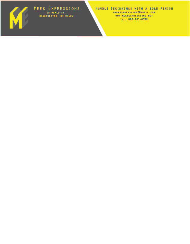 meek express letterhead