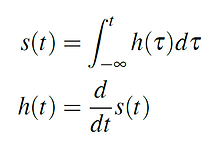 Calculate step response based on impulse response and vice versa
