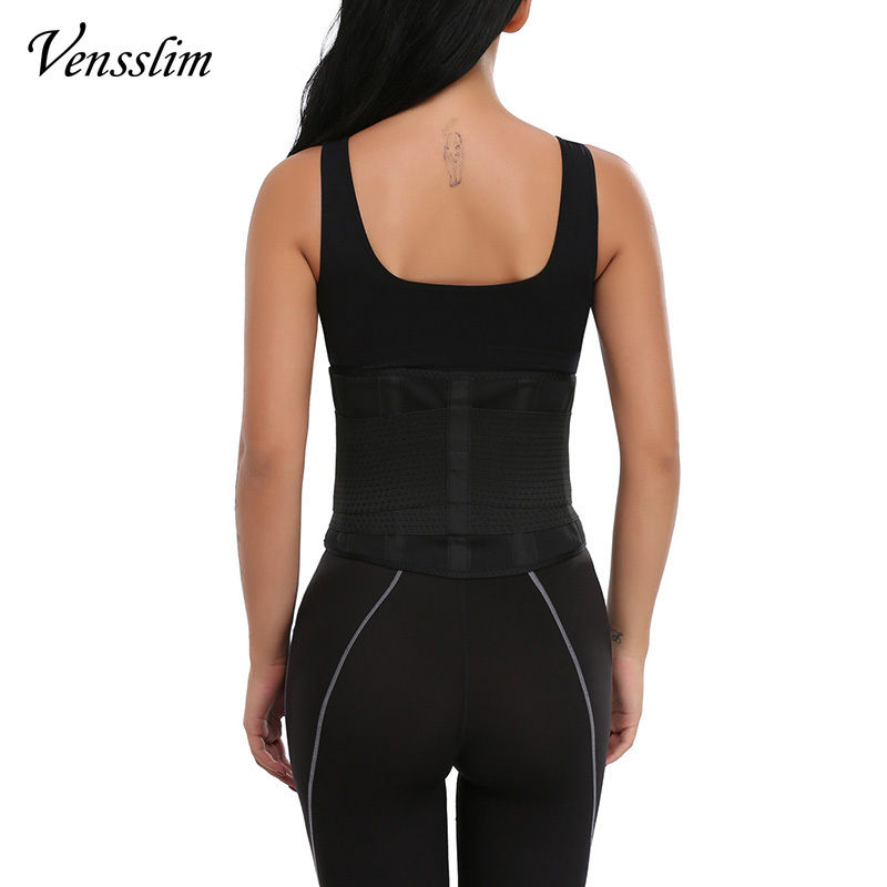 Thumbnail: Vensslim Women Sauna Sweat Abdomen Trimmer Belt Waist Trainer Slimming Body Shap