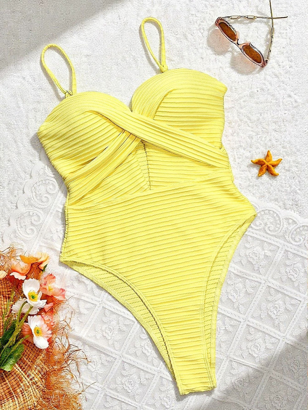 Thumbnail: Solara Twist Cut-Out Swimsuit