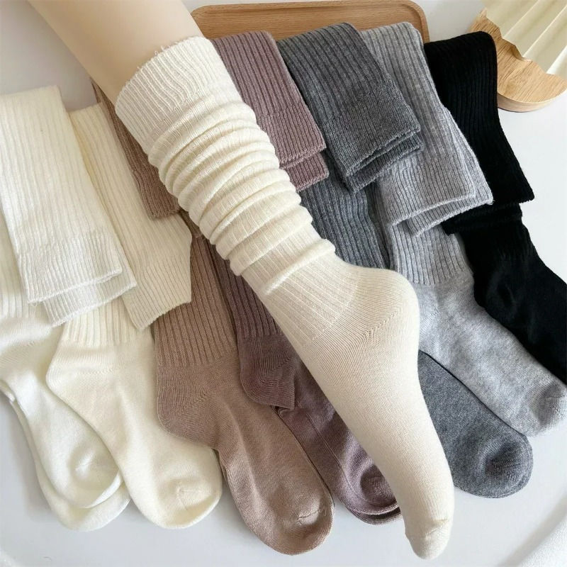 Thumbnail: Ribbed Knee High Socks