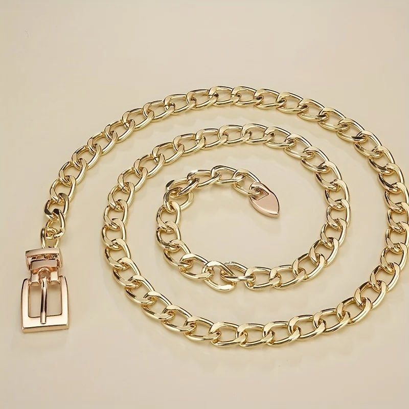 Thumbnail: Women's Multi-Layer Chain Belt – Fashion Waist Jewellery 