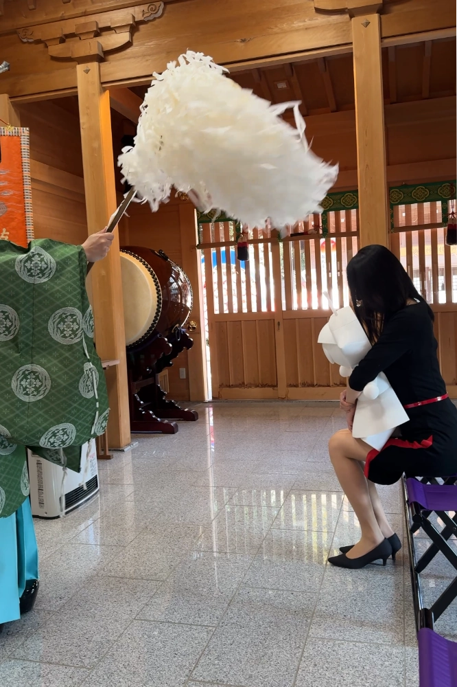 Meimu at shinto shrine