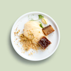 Glace et confiserie de dates