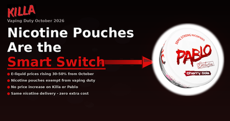 Nicotine pouches are the smart switch