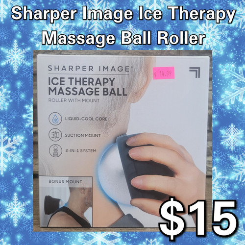 Sharper Image Ice Therapy Massage Ball Roller Treasures