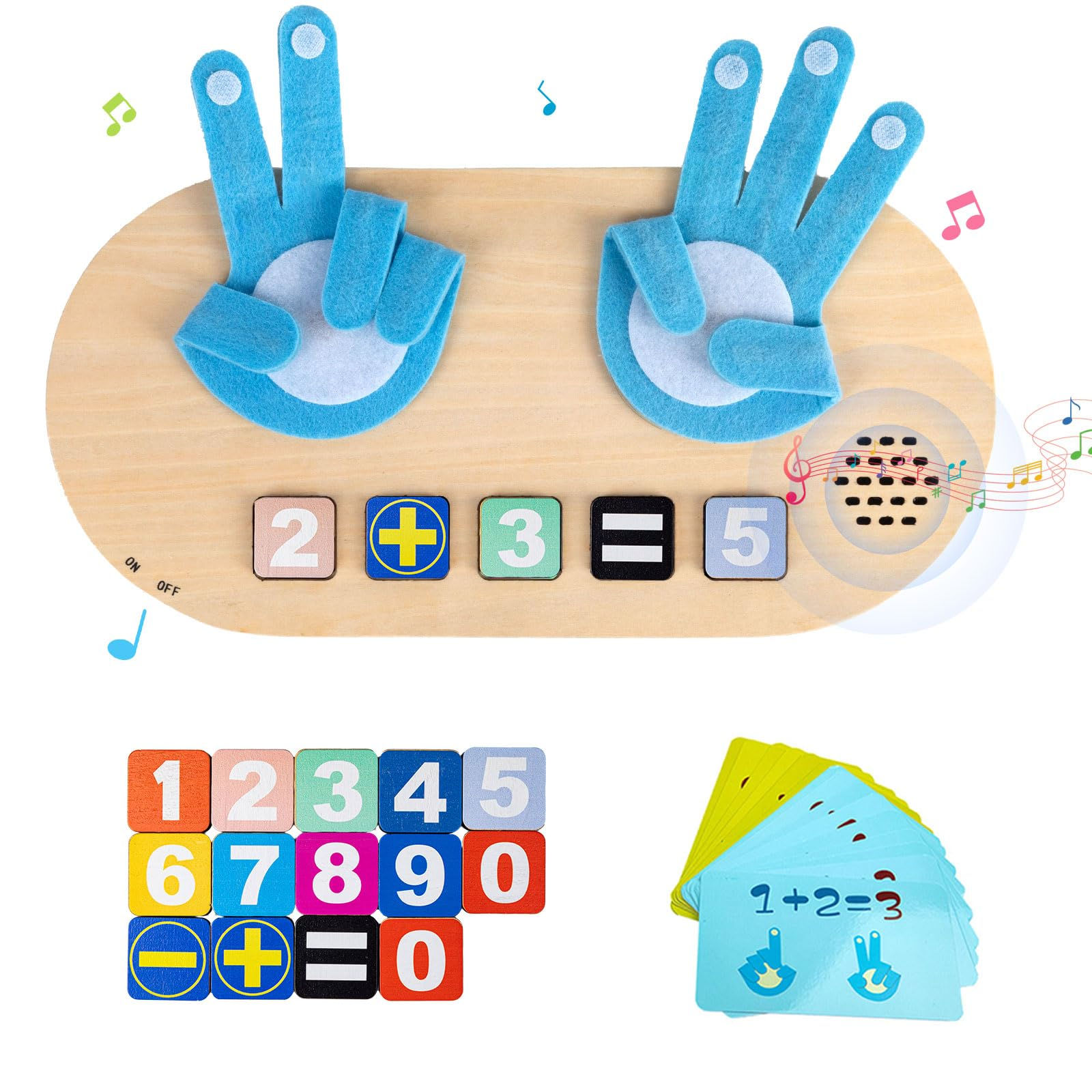 LEARNINGCARE Montessori Toys Number Blocks Toys for Kids Learning Toys for Toddl