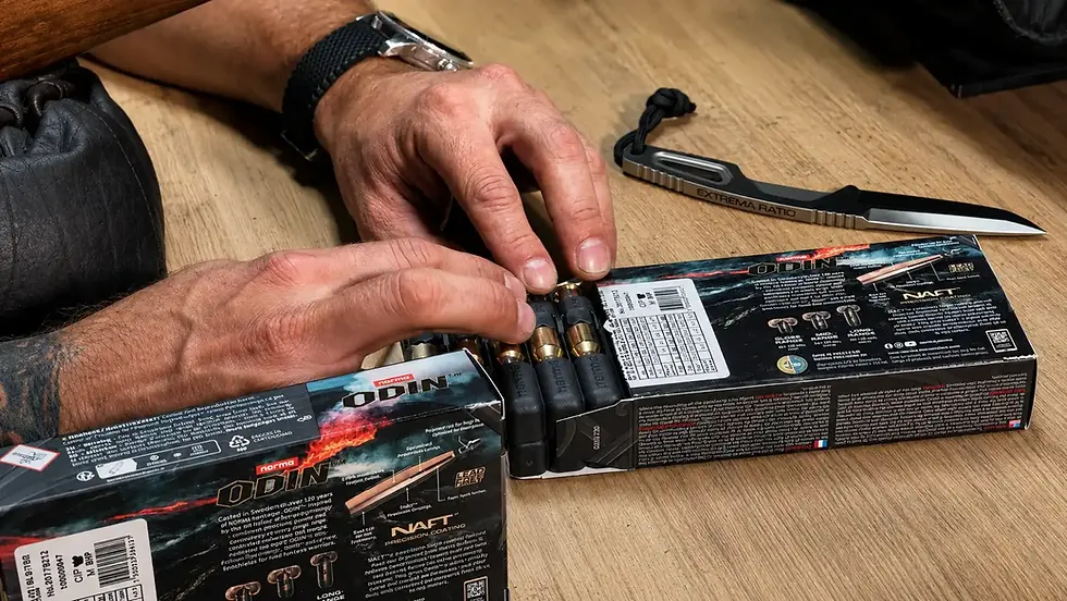 The Shot & Stillness team also relies on Norma ODIN for our rifle reviews and field tests.