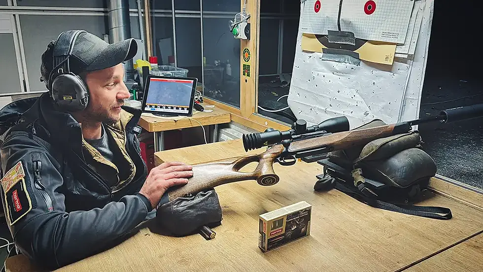 The Sauer 505 was zeroed using Norma Bondstrike ammunition.