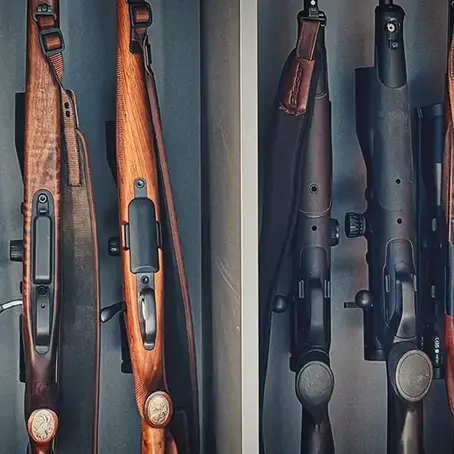 Waffen in Waffenschrank