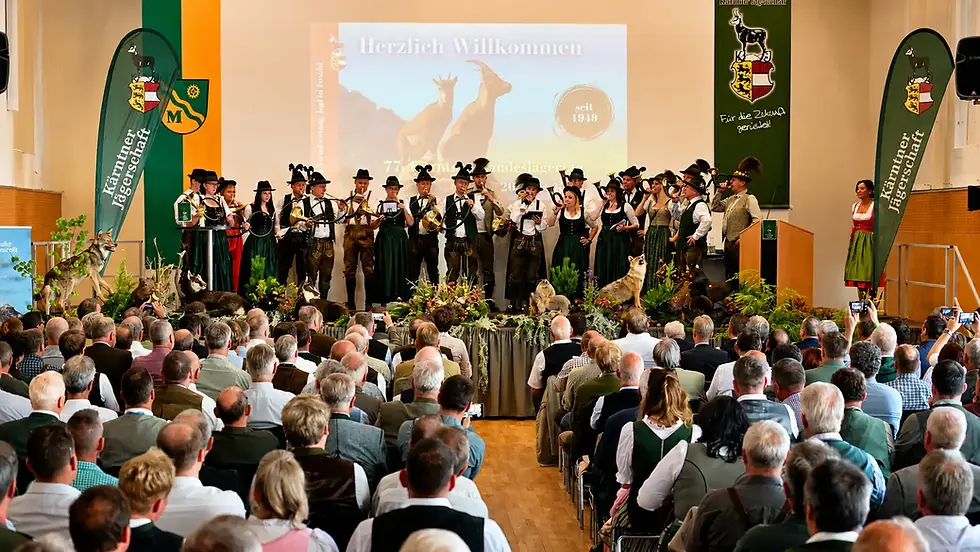 Knapp 700 Jägerinnen und Jäger kamen zum 77. Kärntner Landesjägertag ins Mölltal (Foto: Kärntner Jägerschaft)
