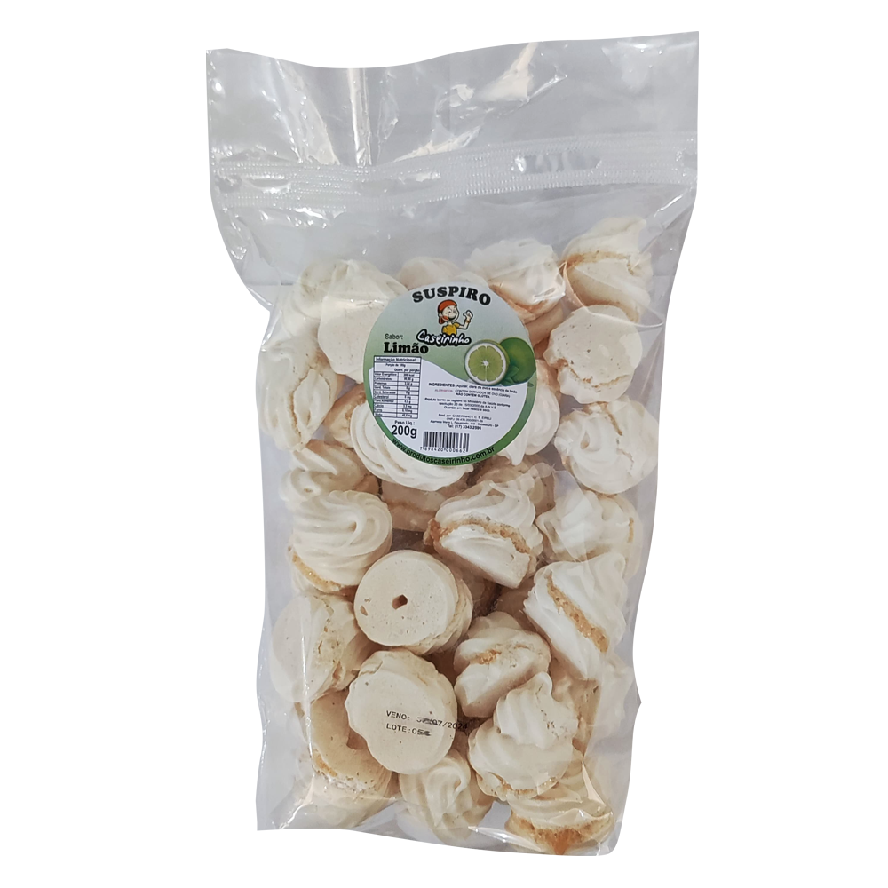 Suspiro Caseirinho Limão 200g