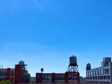 Blue skys over Bushwick