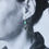 Thumbnail: Turquoise and aquamarine earrings