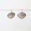 Thumbnail: Silver filigree leaf earrings