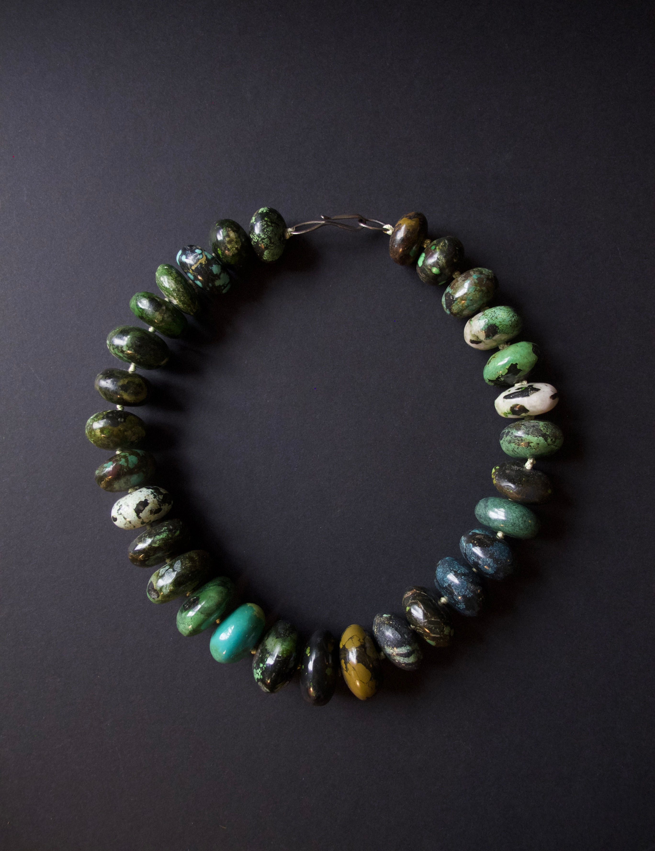 Large Turquoise Bead Necklace