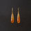 Thumbnail: Carnelian drop earrings with 14k ear wires