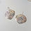 Thumbnail: Silver filigree leaf earrings