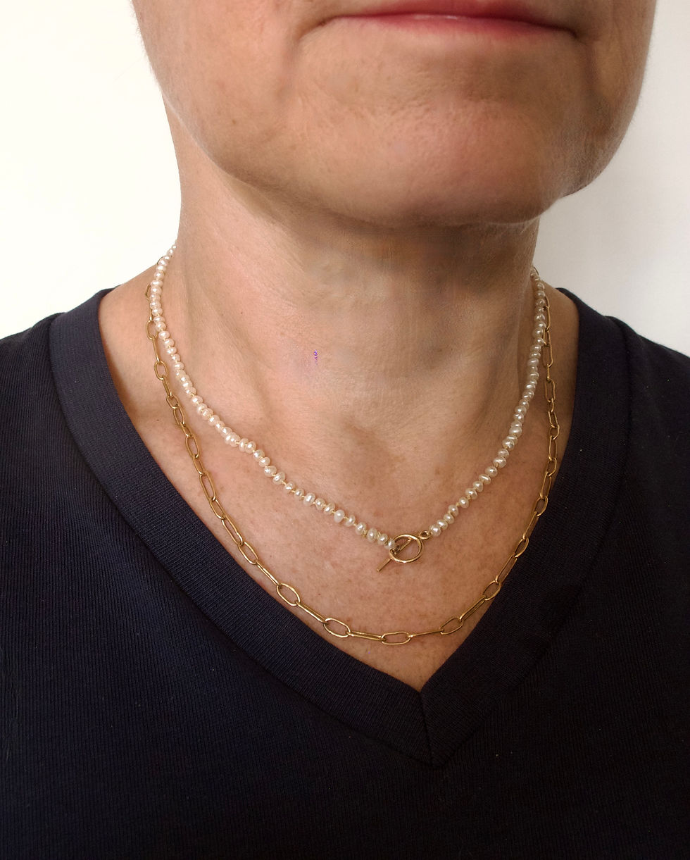 Thumbnail: Seed pearl necklace