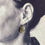 Thumbnail: Silver filigree petal earrings