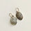 Thumbnail: Silver filigree petal earrings