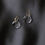 Thumbnail: Clear rock crystal octagon earrings