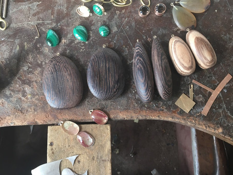 Carving and matching wood and stones