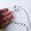 Thumbnail: Silver long link necklace