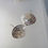Thumbnail: Silver filigree leaf earrings