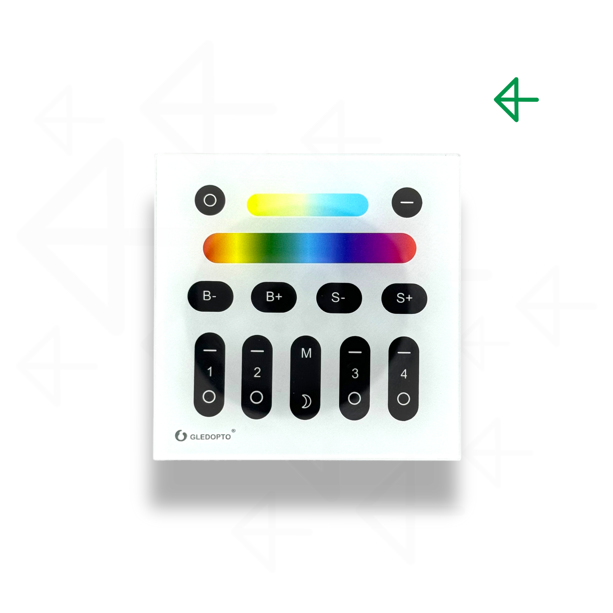 Gledopto Smart Wall Mount Touch Panel 4-Zone