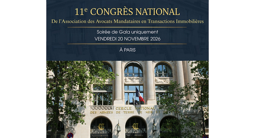 11e CONGRES AAMTI - SOIREE DE GALA