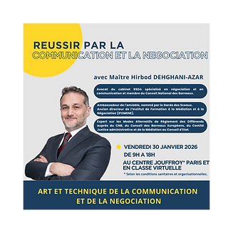 Art et technique de la communication et de la négociation