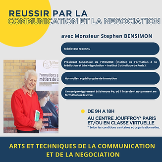 Art et technique de la communication et de la négociation