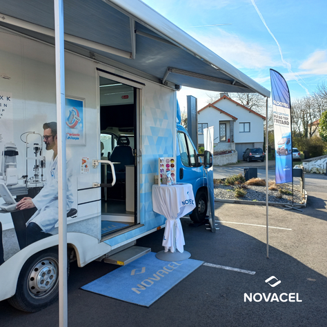 L’OptoCar arrive à Aubière le 25 juin : votre examen de vue gratuit devant le magasin Optic Dome