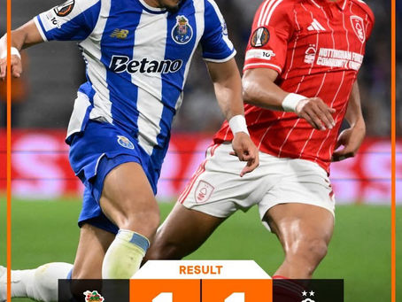 Porto y Nottingham Forest empatan en la Europa League