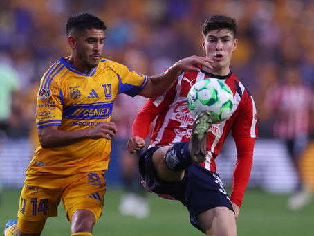 Tigres golea a Chivas en el Volcán, pero el Rebaño se mantiene líder