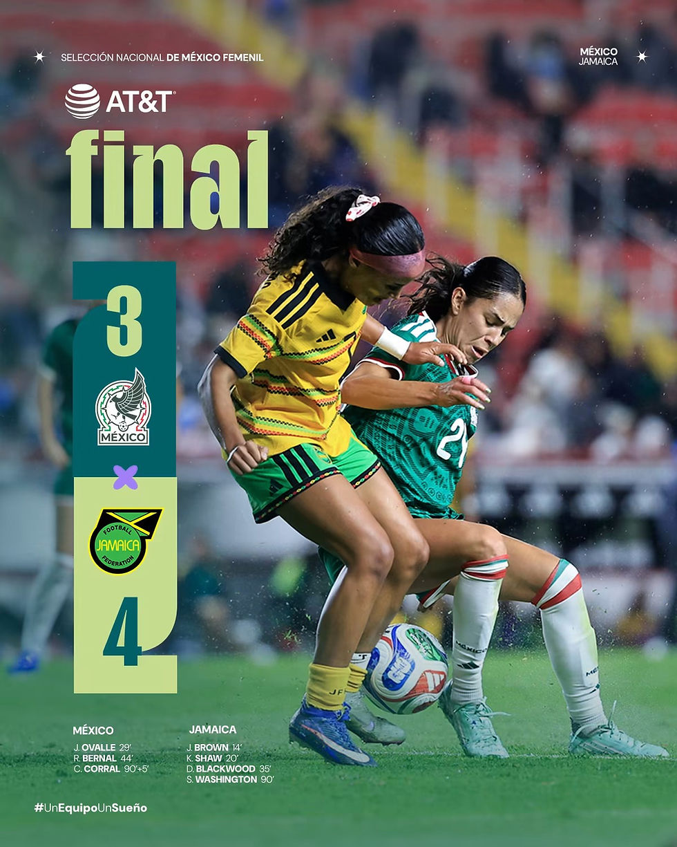 ¡MÉXICO FEMENIL CAE EN UN AUTÉNTICO PARTIDAZO!