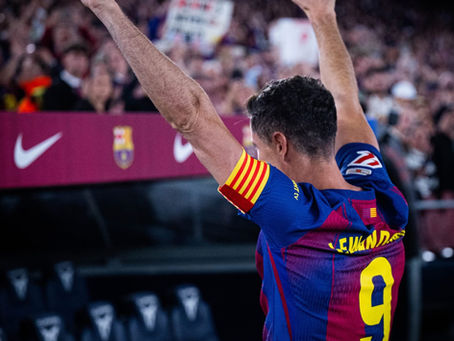 Victoria del Barca en despedida de Lewandowski
