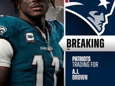 AJ Brown es traspasado a los Patriots en un movimiento que sacude la NFL
