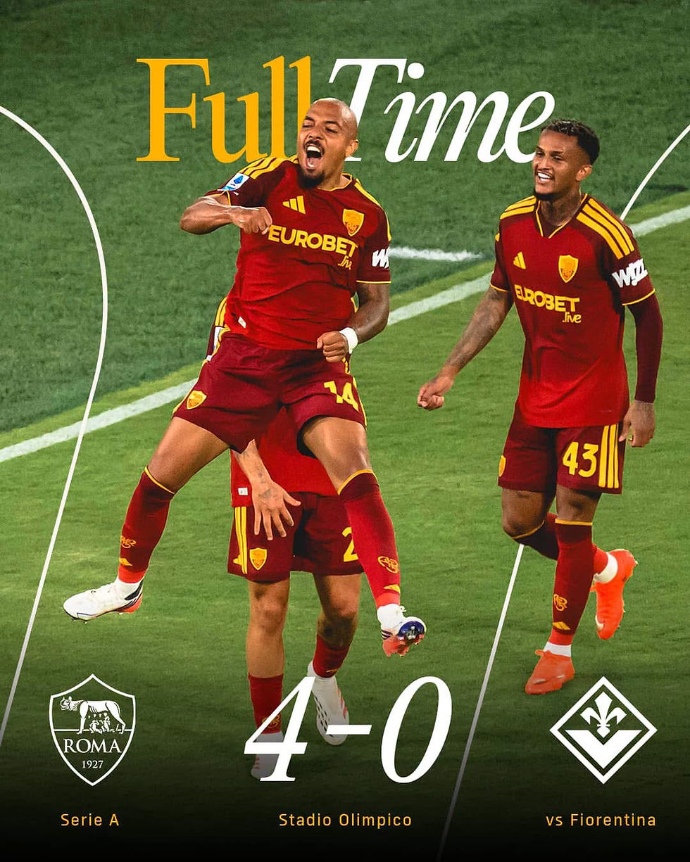 Malen y Dybala brillan en la goleada de la Roma