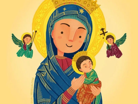 她保护小耶稣,也保护我们 - Happy Feast Day of Our Mother of Perpetual Help