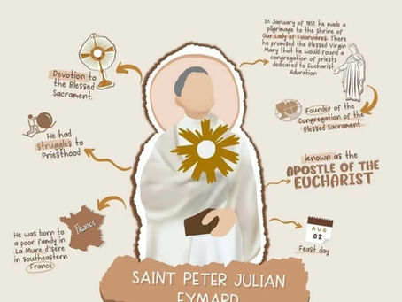 从小就热爱圣体的他- St. Peter Julian Eymard