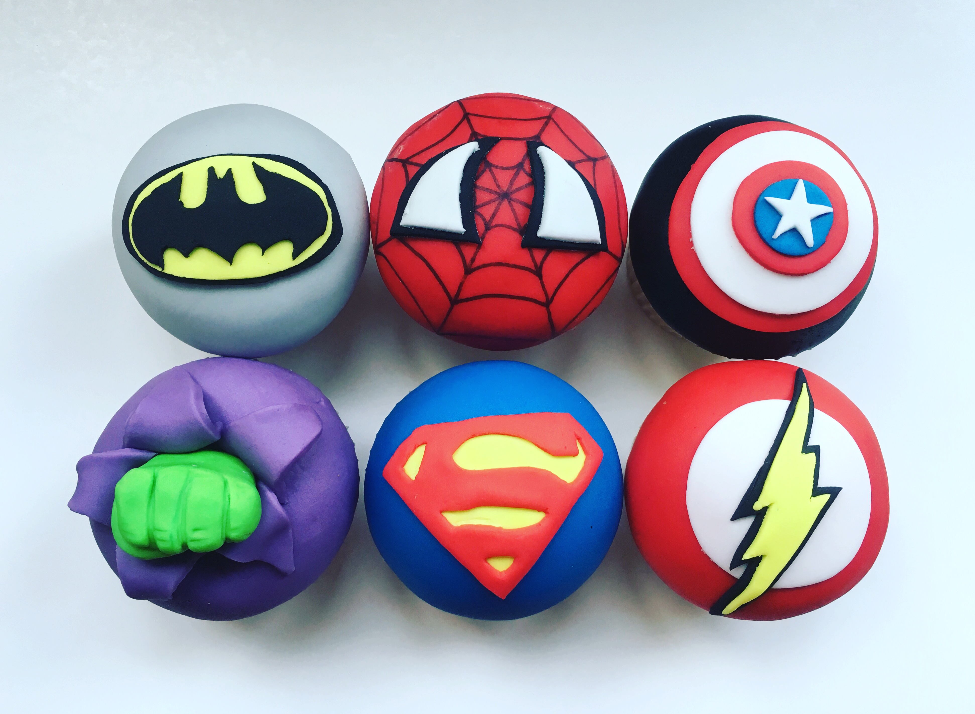 Superhero Cupcakes